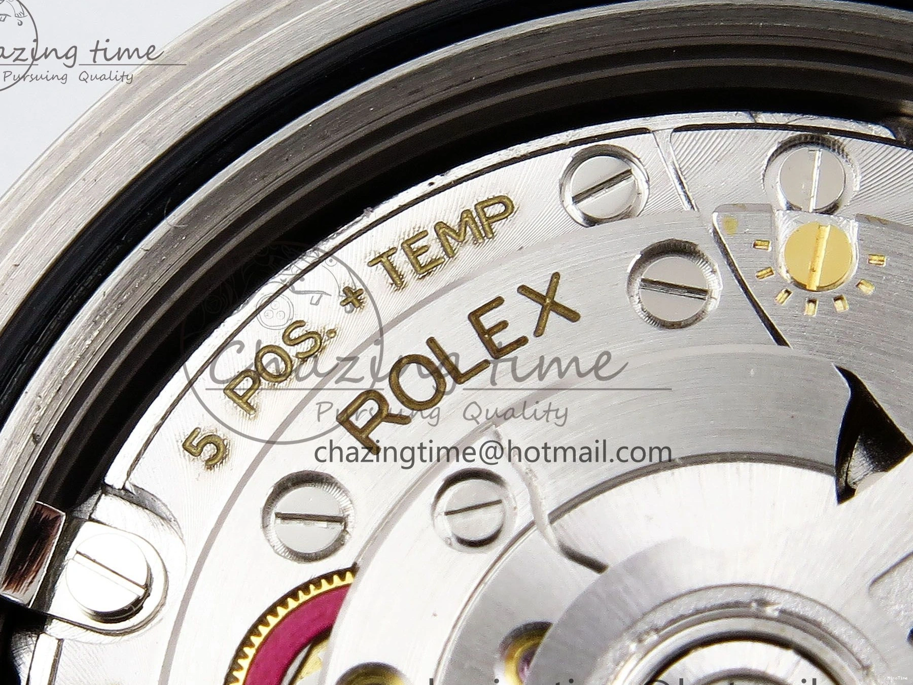 MiroTime 0108 DayDate 40 SS JDF 904L Steel White Roman Dial on President Bracelet VR3255 V3 (Gain Weight) Resilient 1424